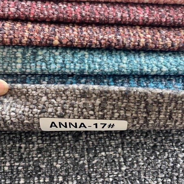Velour Fabric With Linen Style